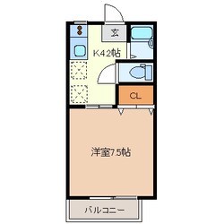 日永駅 徒歩5分 1階の物件間取画像